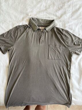 NWT Gypsy menshi 05 Men’s Short Sleeve safari Polo shirt in Olive